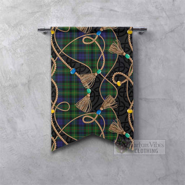 Rollo Scottish Tartan Twisted Ropes Stylized Gonfalon
