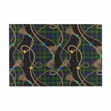 Rollo Scottish Tartan Twisted Ropes Stylized House Flag