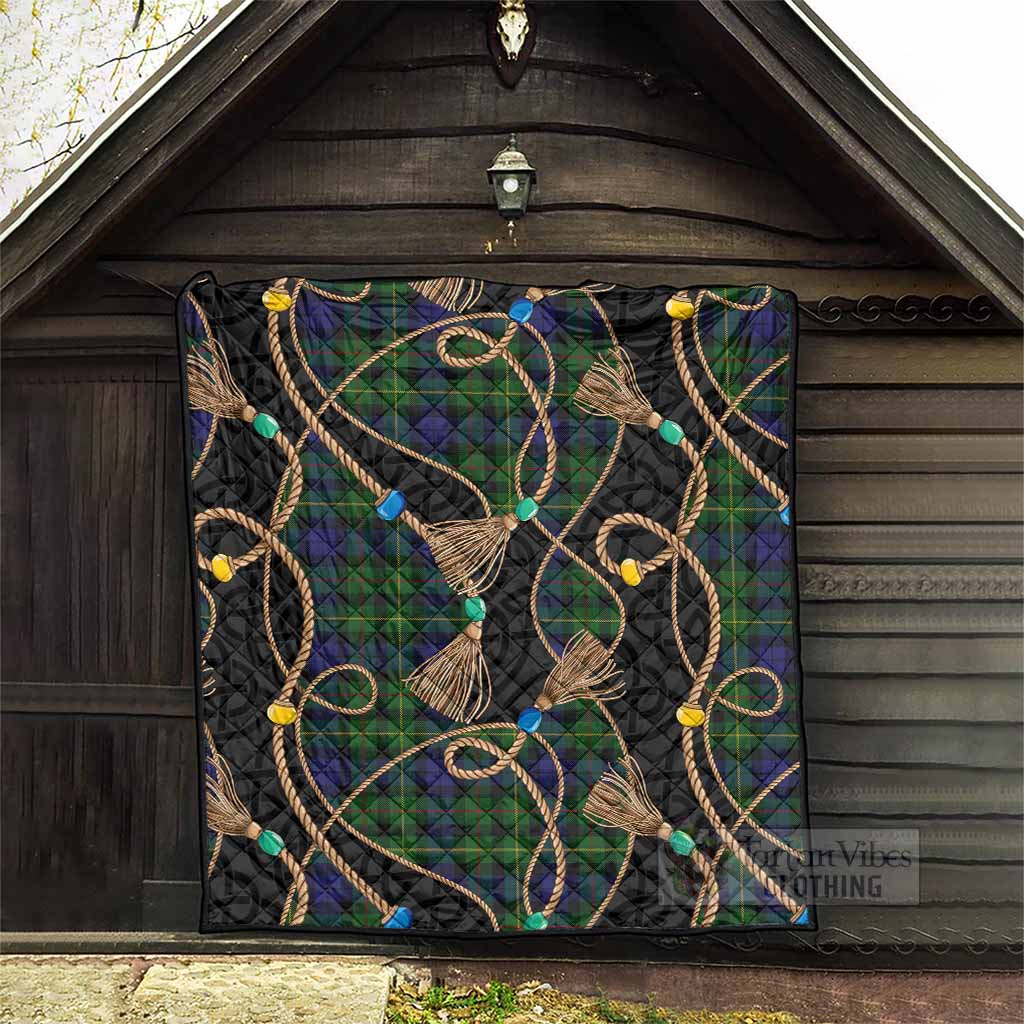 Rollo Scottish Tartan Twisted Ropes Stylized Premium Quilt - Tartan Vibes Clothing