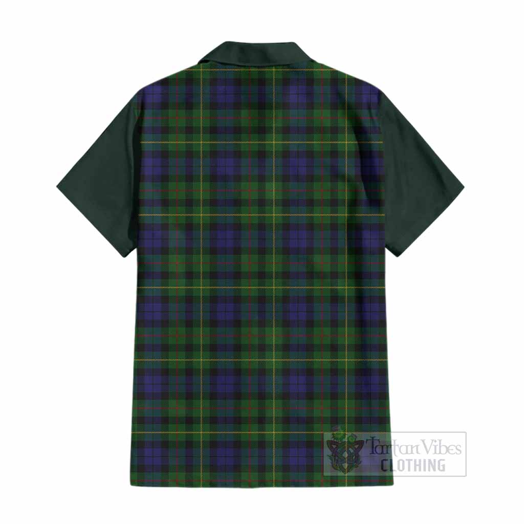 Rollo Tartan Accent Cotton Hawaiian Shirt with Family Crest