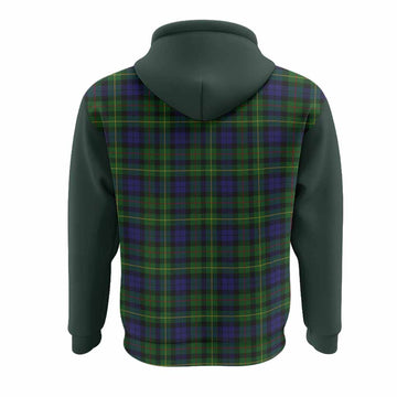 Rollo Tartan Accent Hoodie with Family Crest