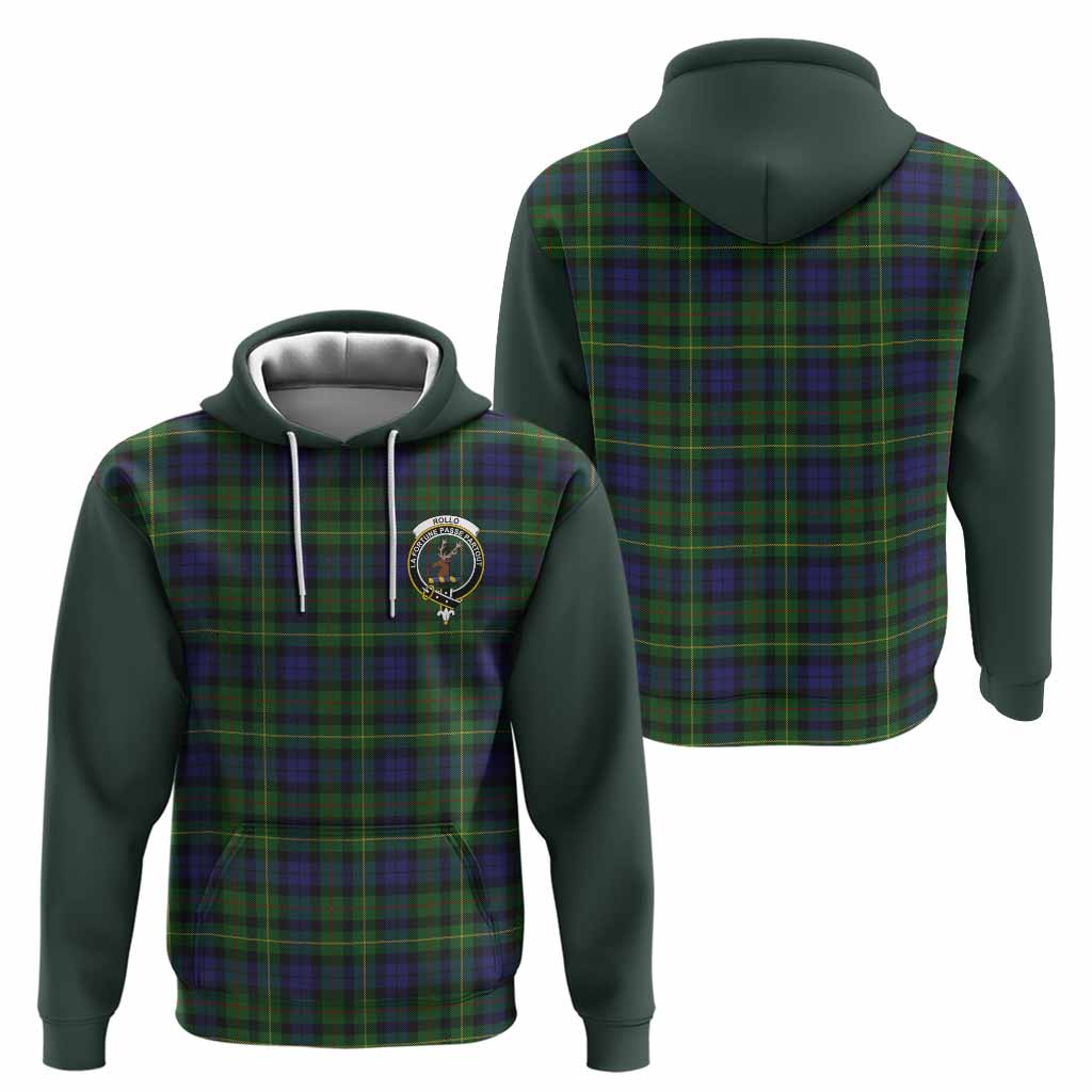 Rollo Tartan Accent Hoodie with Family Crest