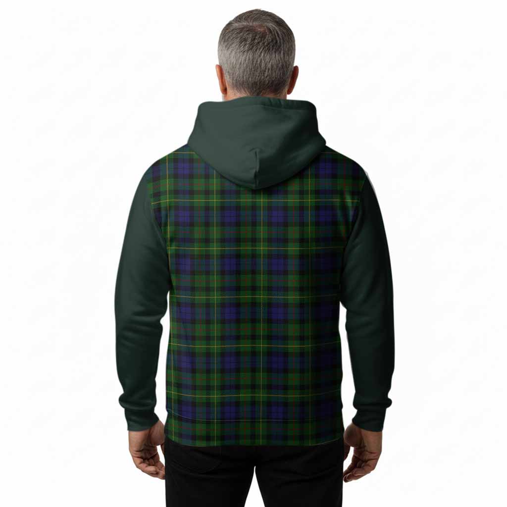 Rollo Tartan Accent Hoodie with Family Crest