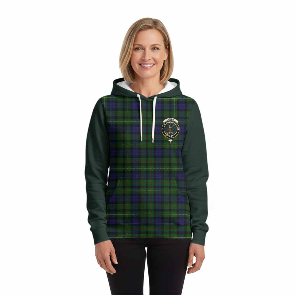 Rollo Tartan Accent Hoodie with Family Crest