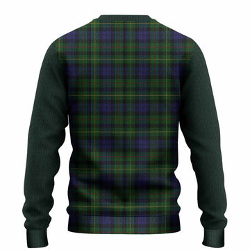 Rollo Tartan Accent Knitted Sweater with Family Crest
