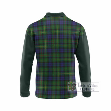 Rollo Tartan Accent Long Sleeve Polo Shirt with Family Crest