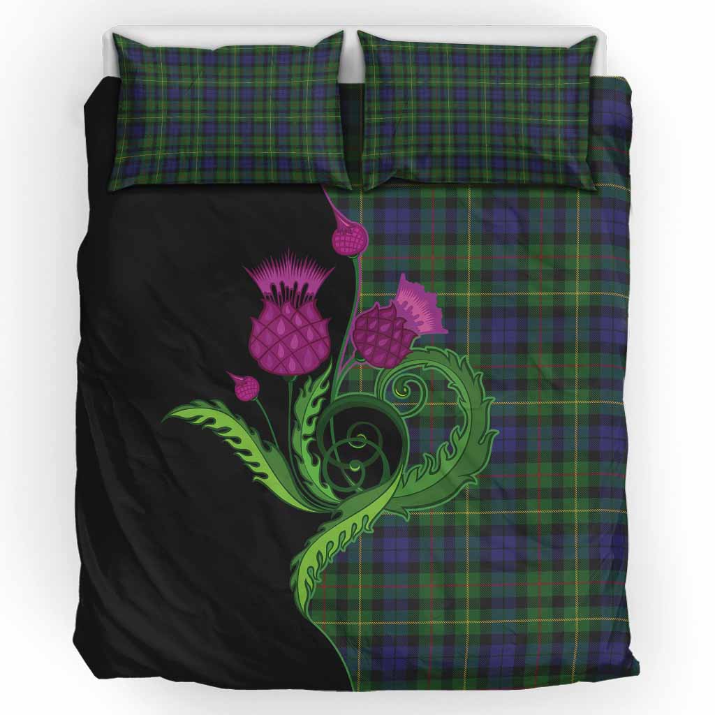 Rollo Tartan Bedding Set Traditional Scottish Thistle UK Bedding Set UK King 91*87 inch - Tartan Vibes Clothing