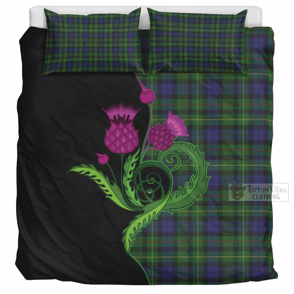 Rollo Tartan Bedding Set Traditional Scottish Thistle UK Bedding Set UK Super King 104*94 inch - Tartan Vibes Clothing