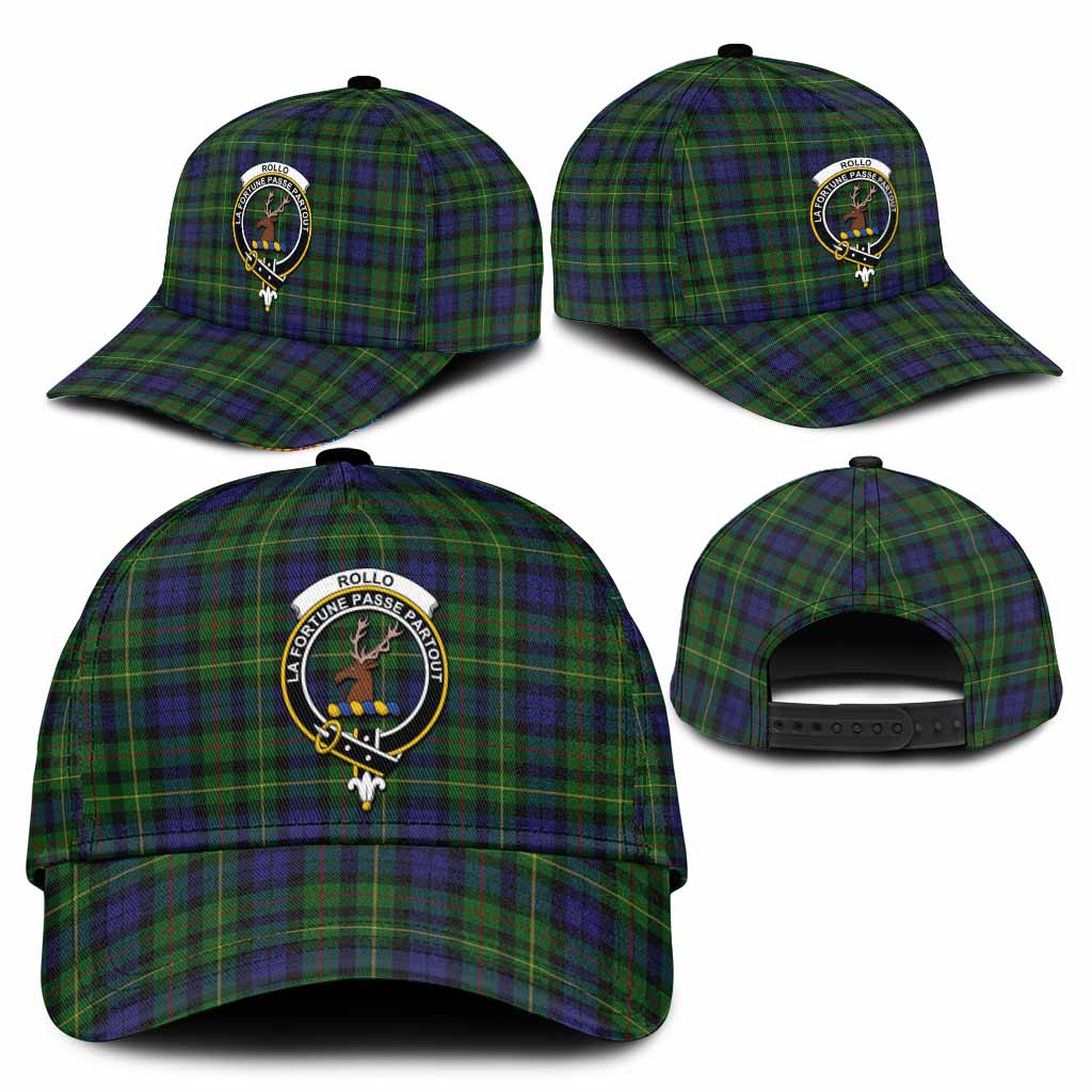 Rollo Tartan Classic Cap with Family Crest
