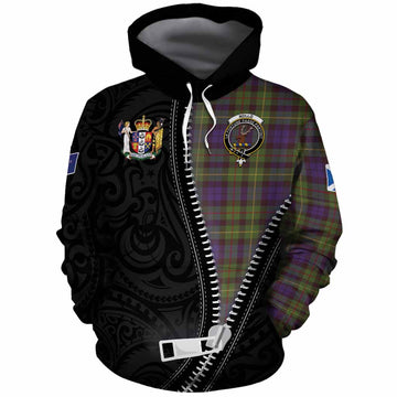 Rollo Tartan Cotton Hoodie New Zealand Pattern Unique Zipper Stylized