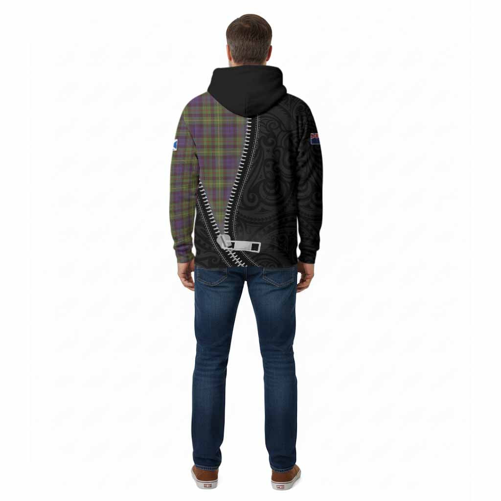 Rollo Tartan Cotton Hoodie New Zealand Pattern Unique Zipper Stylized