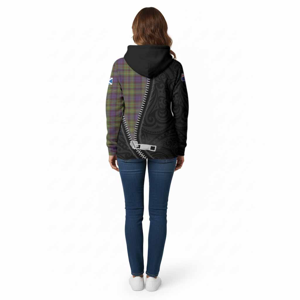 Rollo Tartan Cotton Hoodie New Zealand Pattern Unique Zipper Stylized