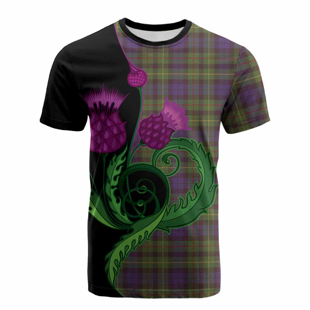 Rollo Tartan Cotton T-shirt Traditional Scottish Thistle