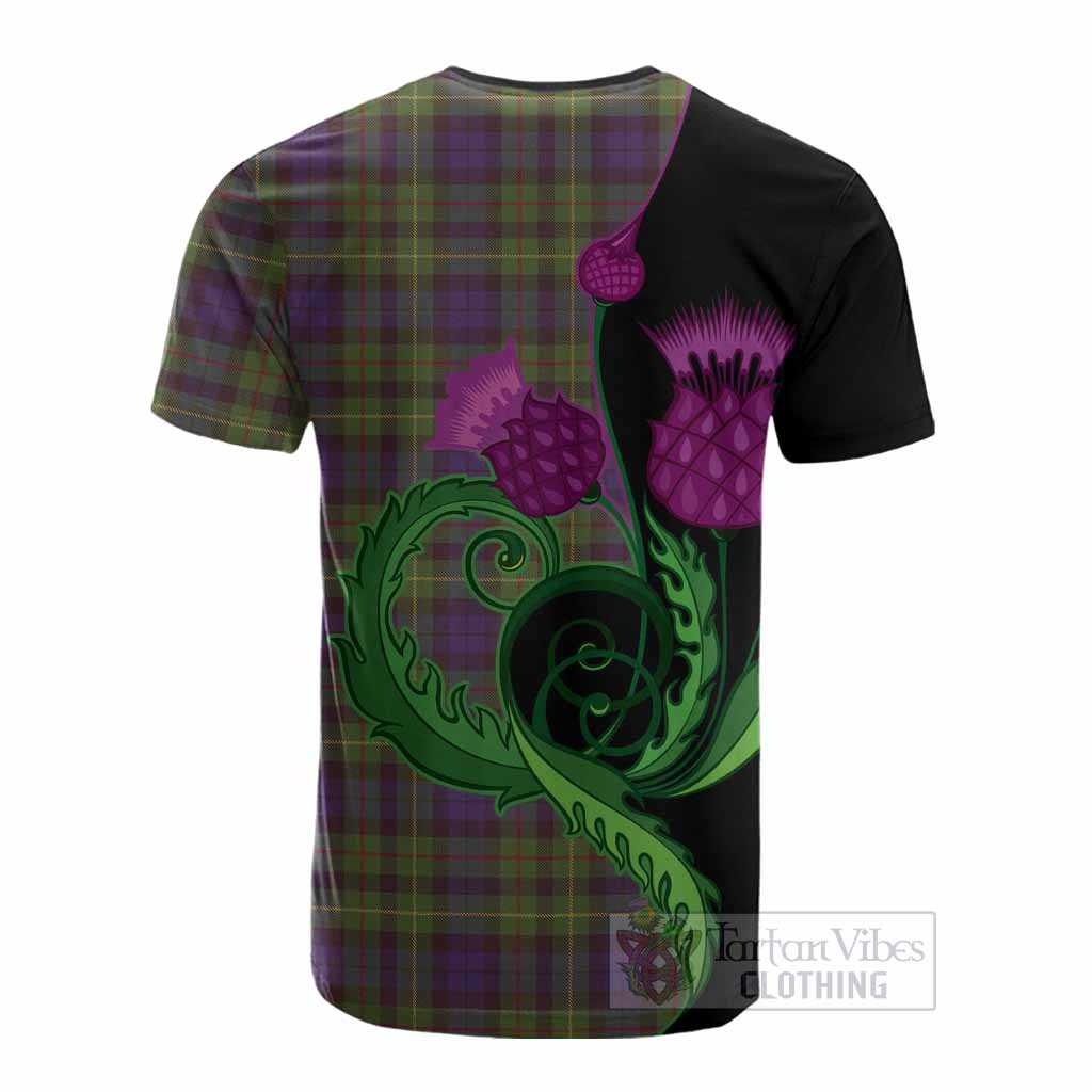Rollo Tartan Cotton T-shirt Traditional Scottish Thistle