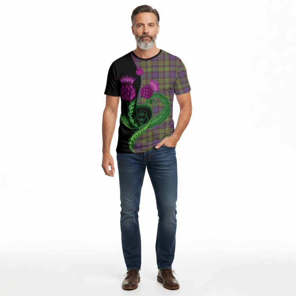 Rollo Tartan Cotton T-shirt Traditional Scottish Thistle