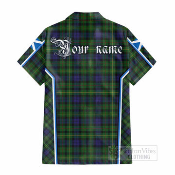 Rollo Tartan Crest Cotton Hawaiian Shirt Scotland Coat of Arm Flag Style - Tartan Vibes Clothing