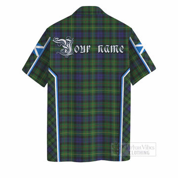Rollo Tartan Crest Hawaiian Shirt Scotland Coat of Arm Flag Style - Tartan Vibes Clothing