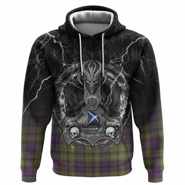 Rollo Tartan Crest Hoodie Celtic Odin's Raven Legacy