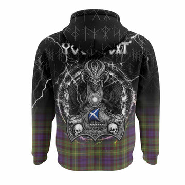 Rollo Tartan Crest Hoodie Celtic Odin's Raven Legacy