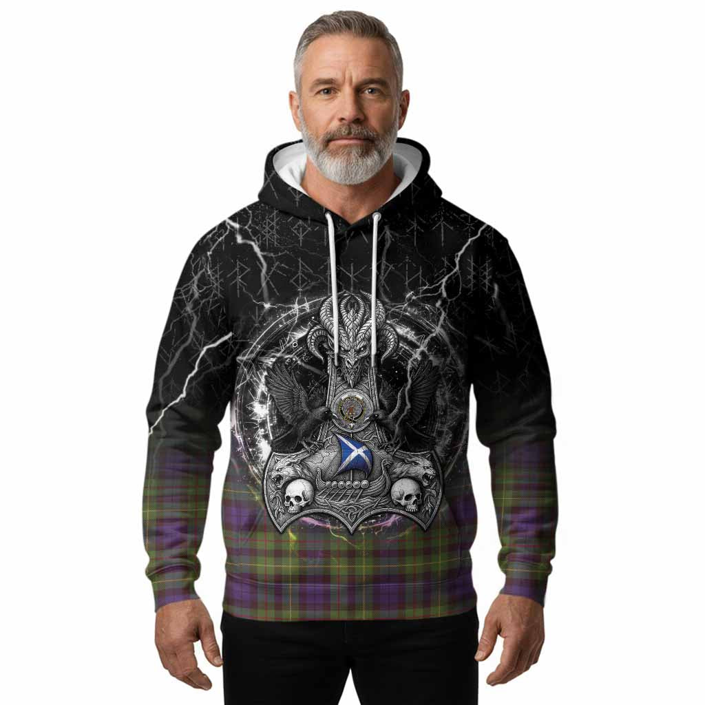 Rollo Tartan Crest Hoodie Celtic Odin's Raven Legacy