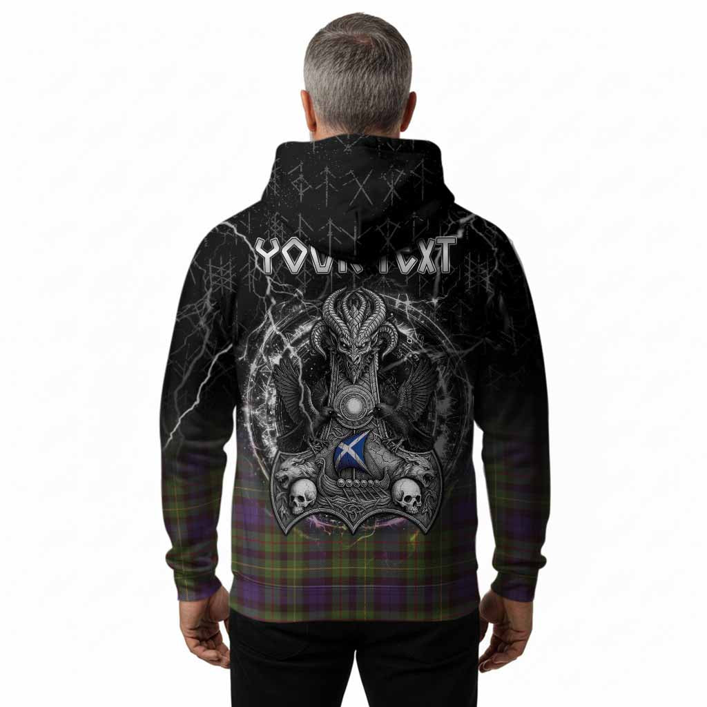 Rollo Tartan Crest Hoodie Celtic Odin's Raven Legacy
