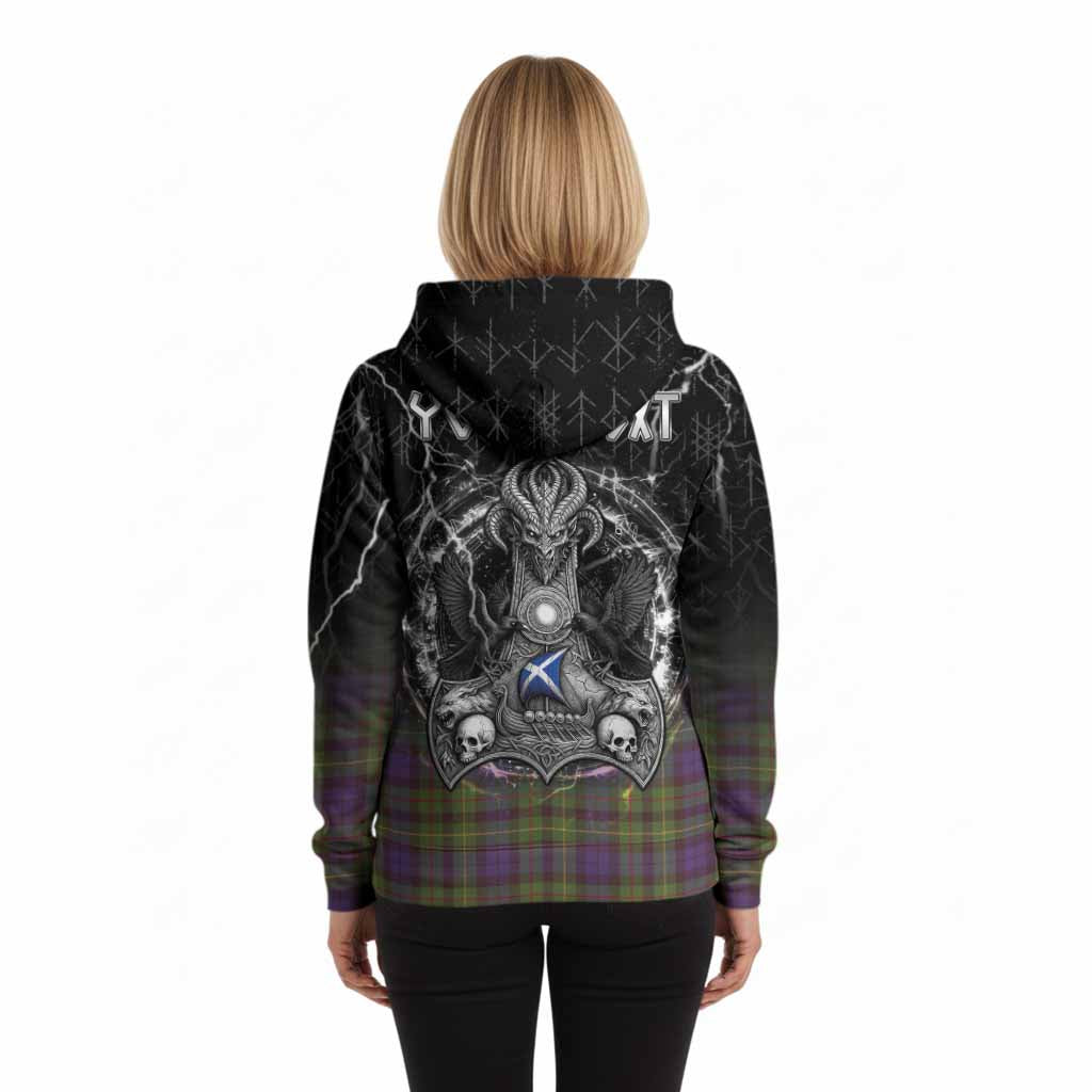 Rollo Tartan Crest Hoodie Celtic Odin's Raven Legacy