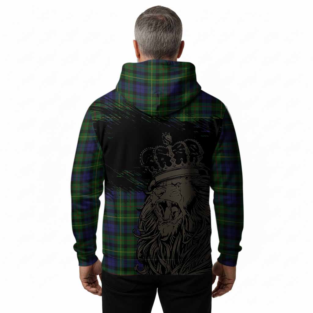 Rollo Tartan Crest Hoodie Crowned Lion Heritage Style
