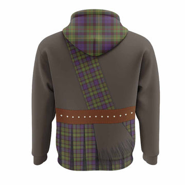 Rollo Tartan Crest Hoodie Kilt Costume Style