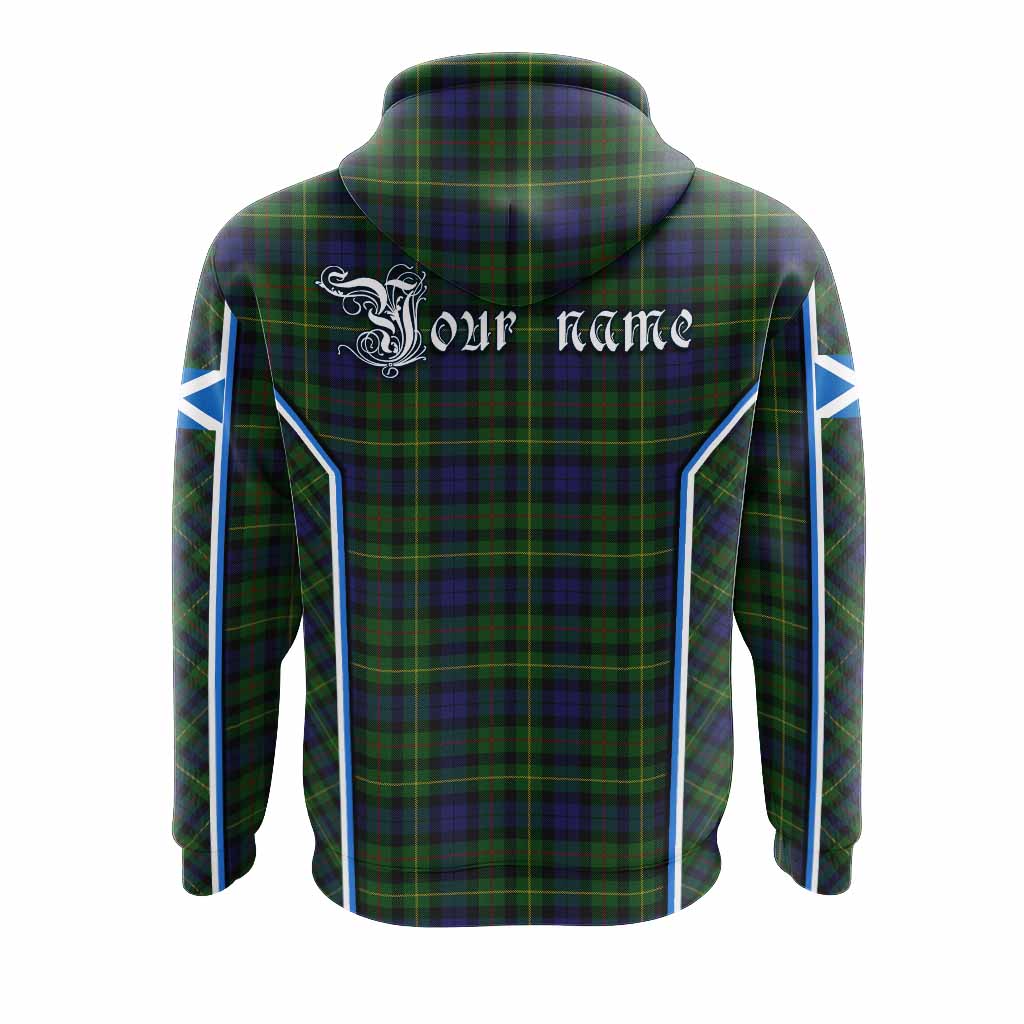 Rollo Tartan Crest Hoodie Scotland Coat of Arm Flag Style - Tartan Vibes Clothing