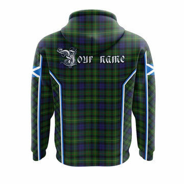 Rollo Tartan Crest Hoodie Scotland Coat of Arm Flag Style