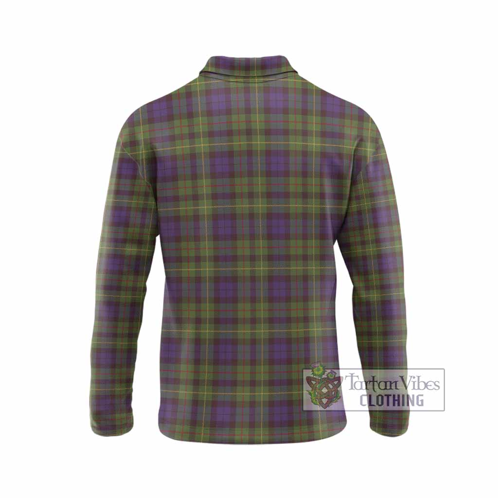 Rollo Tartan Crest Long Sleeve Polo Shirt Ferocious Lion Style