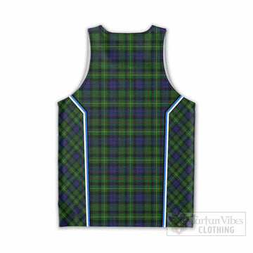 Rollo Tartan Crest Men Tank Top Scotland Coat of Arm Flag Style