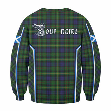 Rollo Tartan Crest Sweatshirt Scotland Coat of Arm Flag Style