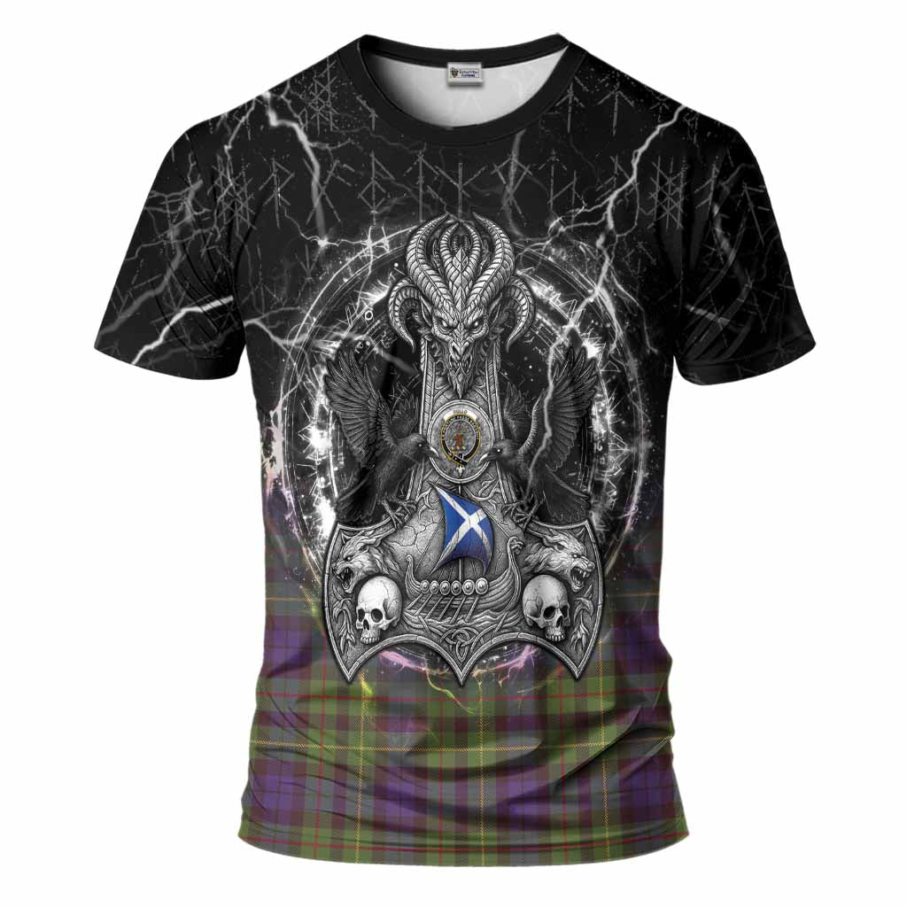 Rollo Tartan Crest T-Shirt Celtic Odin's Raven Legacy