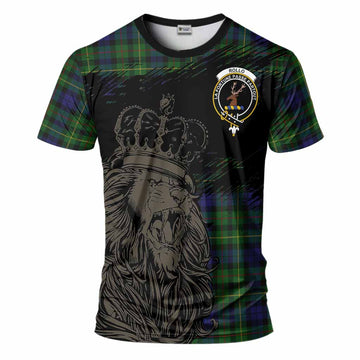 Rollo Tartan Crest T-Shirt Crowned Lion Heritage Style