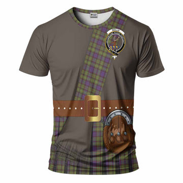 Rollo Tartan Crest T-Shirt Kilt Costume Style