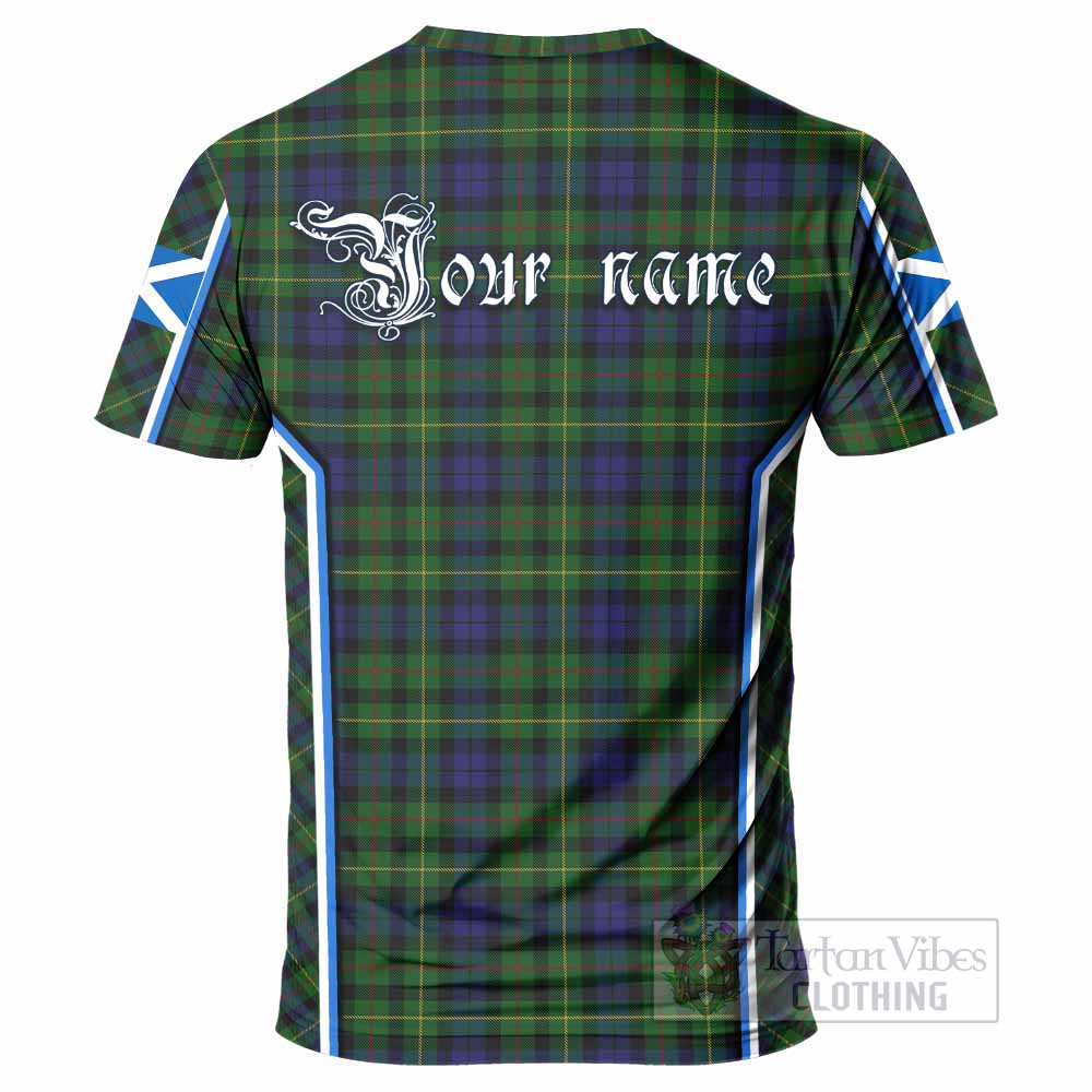 Rollo Tartan Crest T-shirt Scotland Coat of Arm Flag Style - Tartan Vibes Clothing