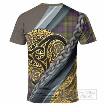 Rollo Tartan Crest T-Shirt Scottish Triskele Celtic