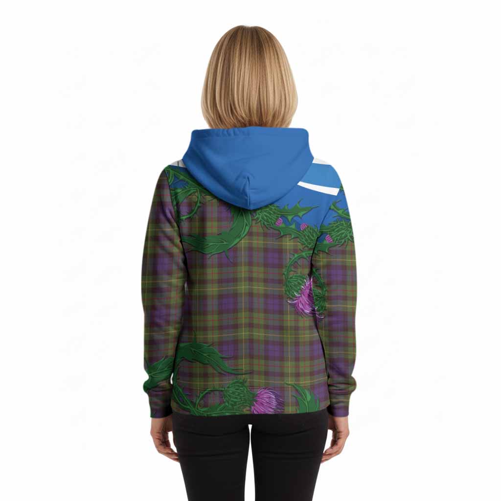 Rollo Tartan Family Crest Hoodie Thistle in Minimalism