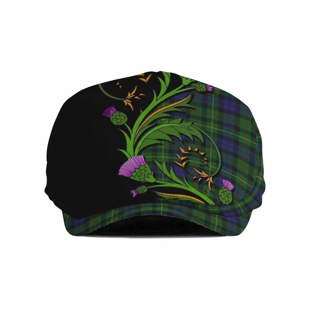 Rollo Tartan Flat Cap, Jeff Cap Scottish Thistle Pride Heritage Art Flat Cap - Tartan Vibes Clothing