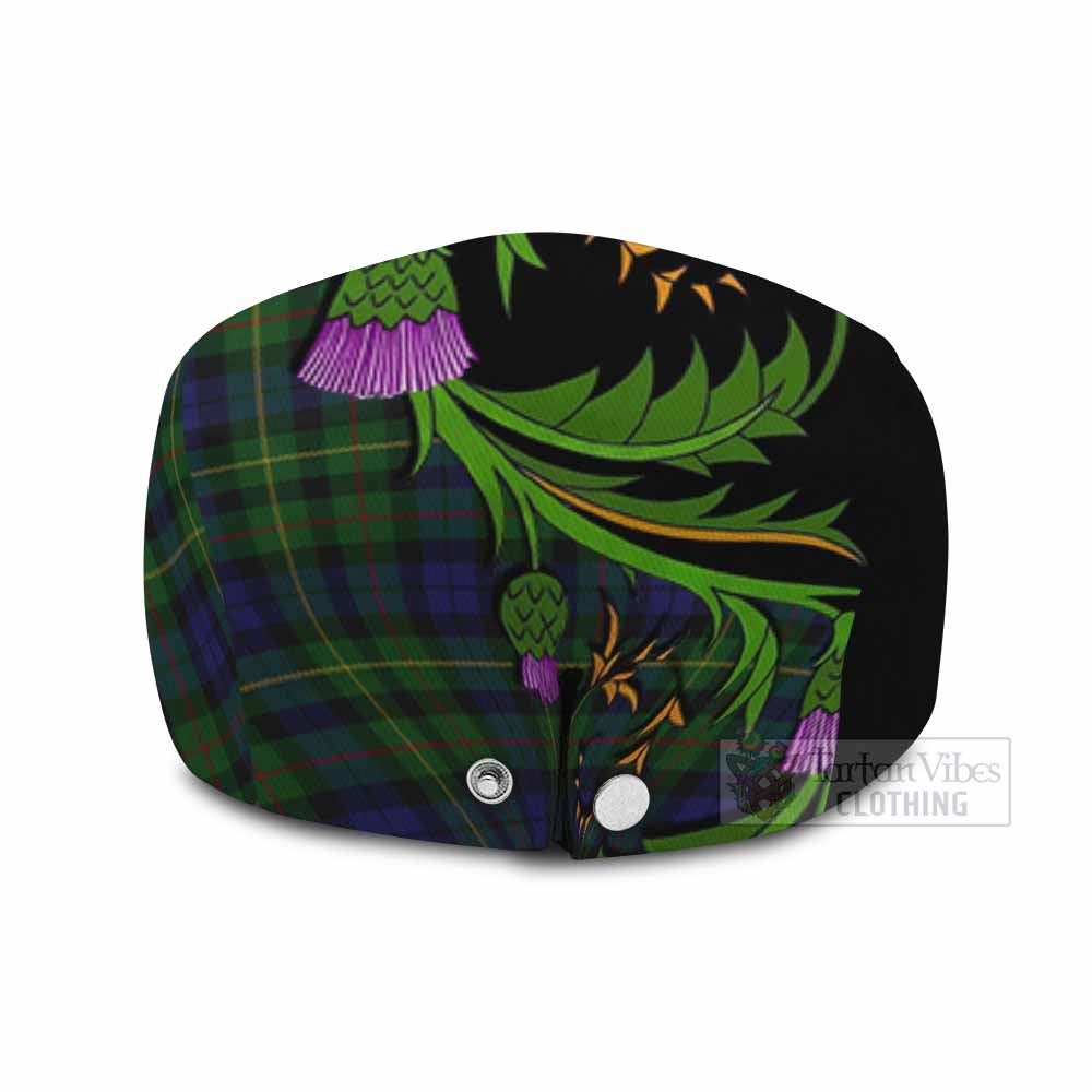 Rollo Tartan Flat Cap, Jeff Cap Scottish Thistle Pride Heritage Art - Tartan Vibes Clothing