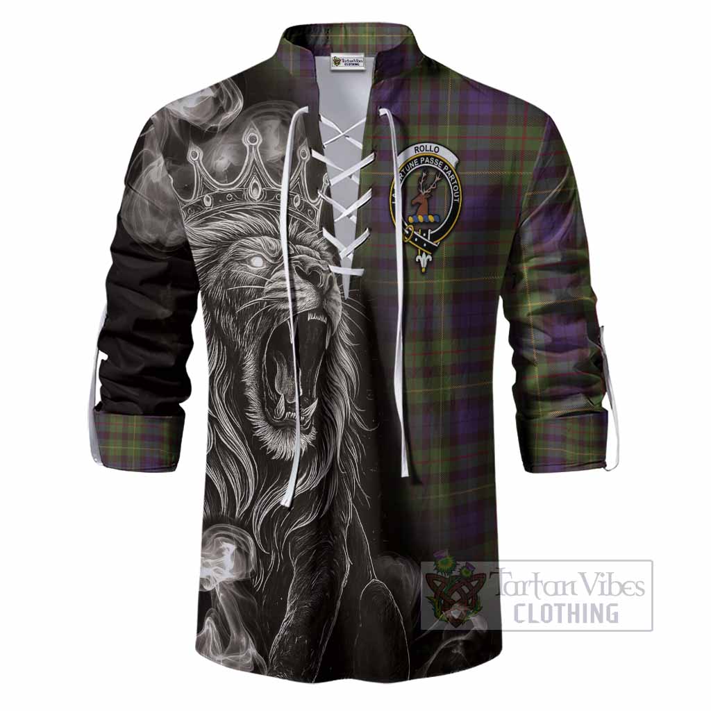 Rollo Tartan Ghillie Shirt Roaring Lion Heritage