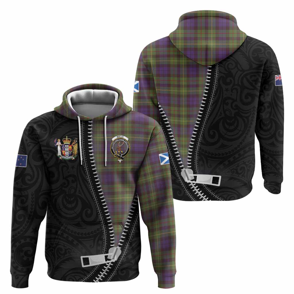 Rollo Tartan Hoodie New Zealand Pattern Unique Zipper Stylized
