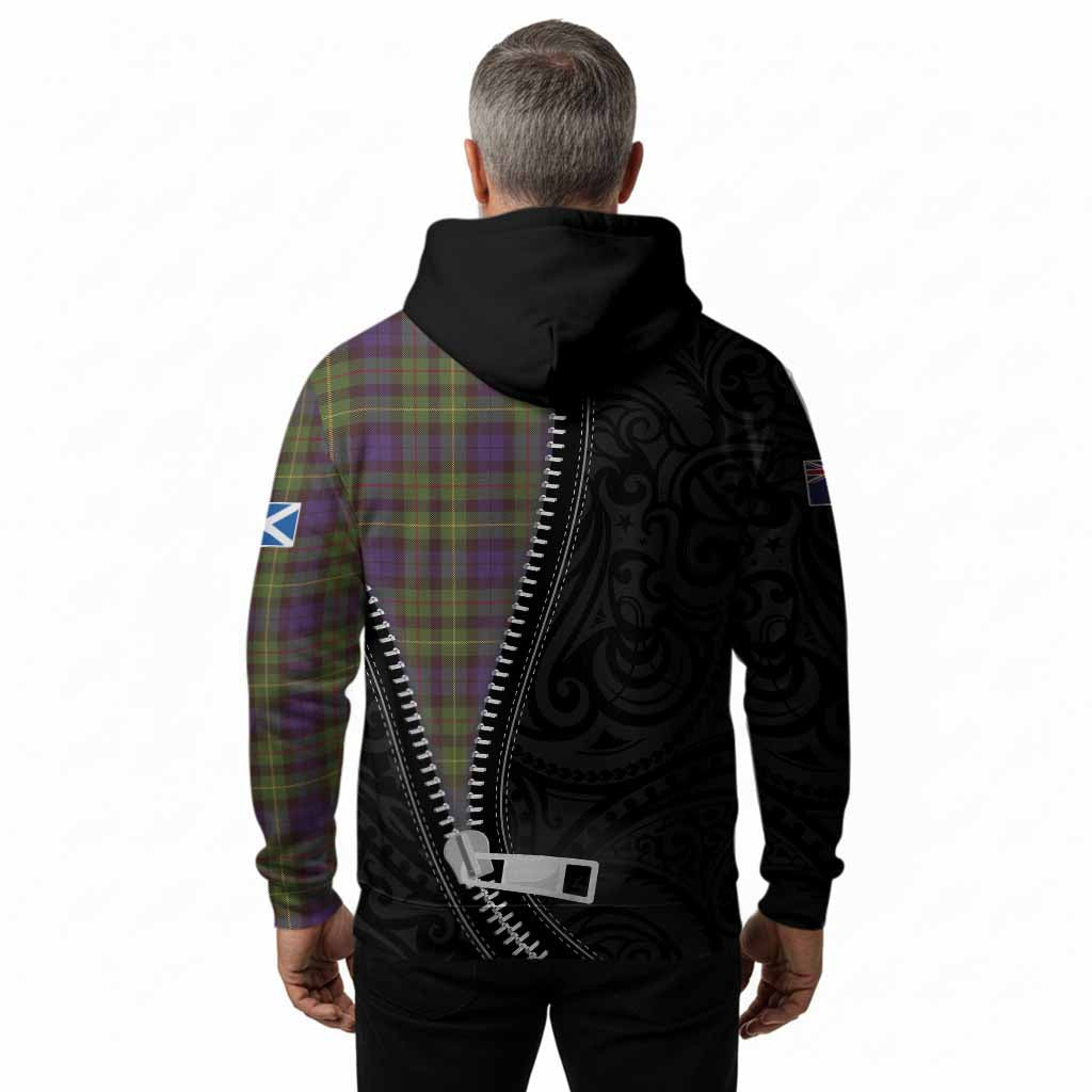 Rollo Tartan Hoodie New Zealand Pattern Unique Zipper Stylized