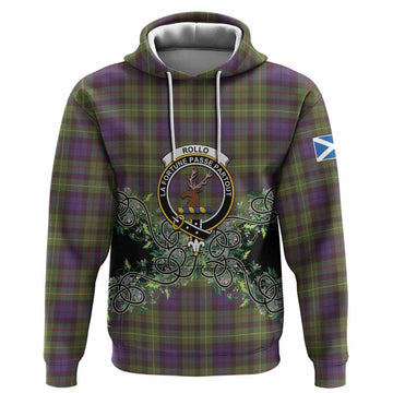 Rollo Tartan Hoodie Thistle Scottish Spirit