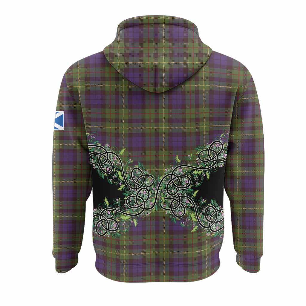 Rollo Tartan Hoodie Thistle Scottish Spirit