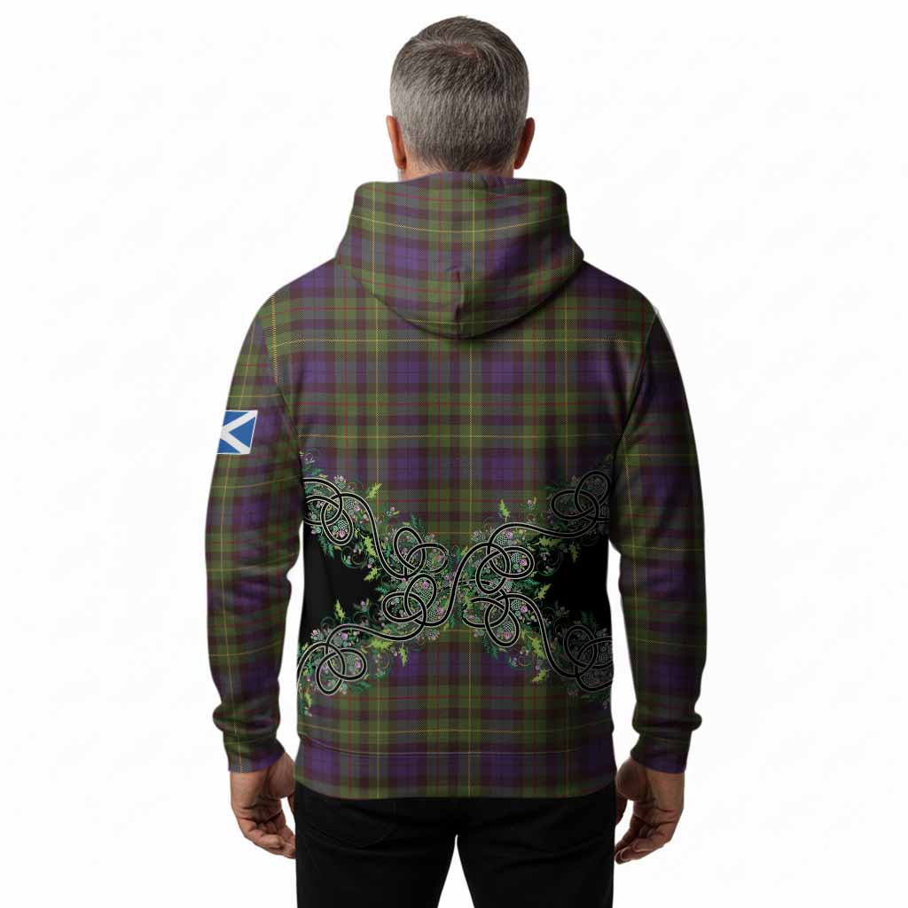 Rollo Tartan Hoodie Thistle Scottish Spirit