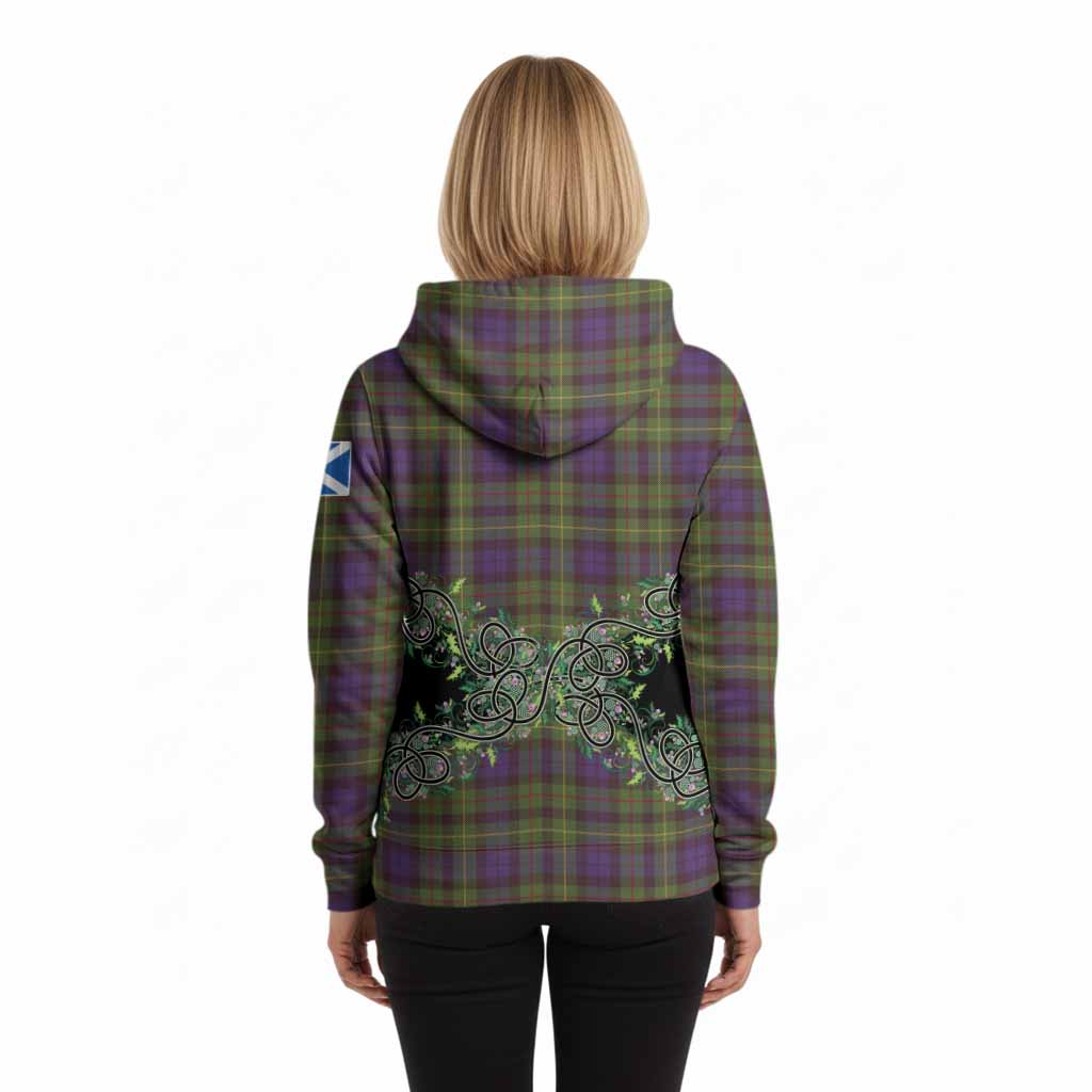 Rollo Tartan Hoodie Thistle Scottish Spirit