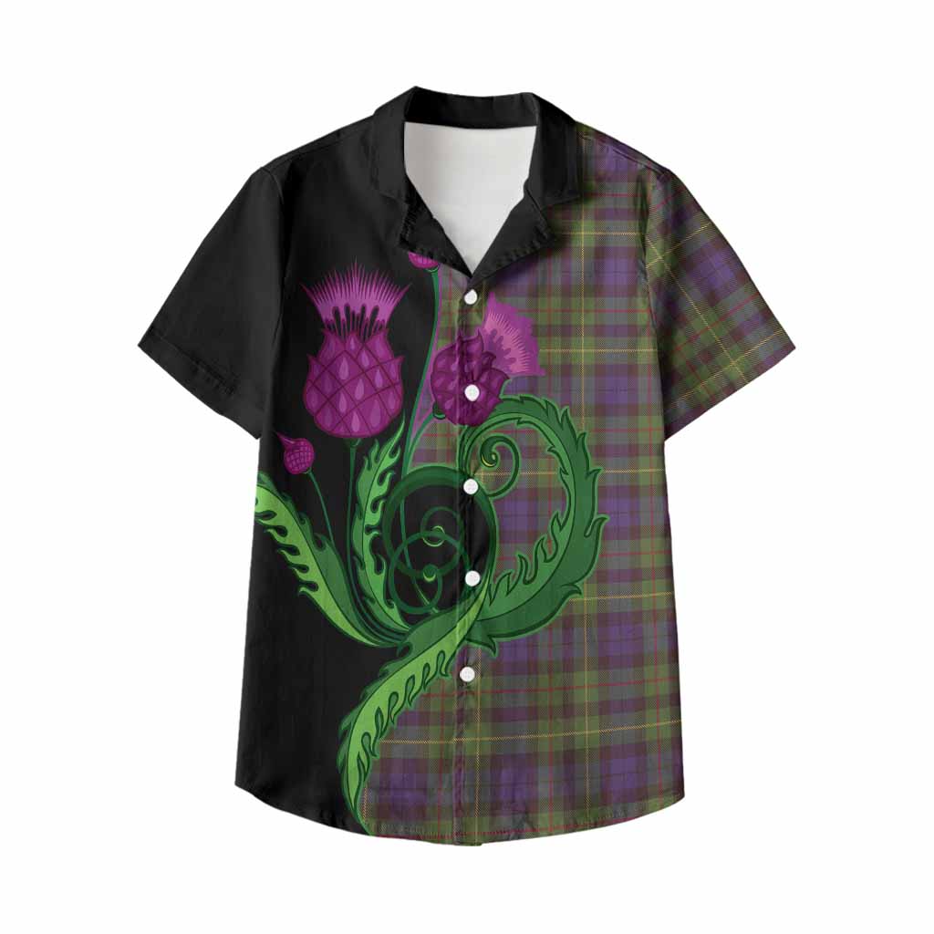 Rollo Tartan Kid Hawaiian Shirt Traditional Scottish Thistle