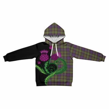 Rollo Tartan Kid Hoodie Traditional Scottish Thistle